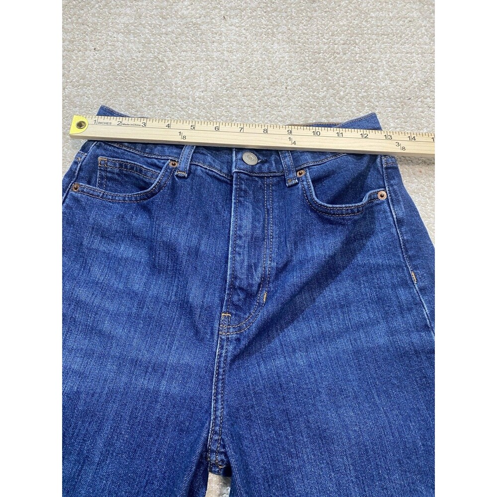 Reformation Bex Super Stretch High Rise Wide Leg Jeans Wheeler Size 26 - Picture 11 of 16